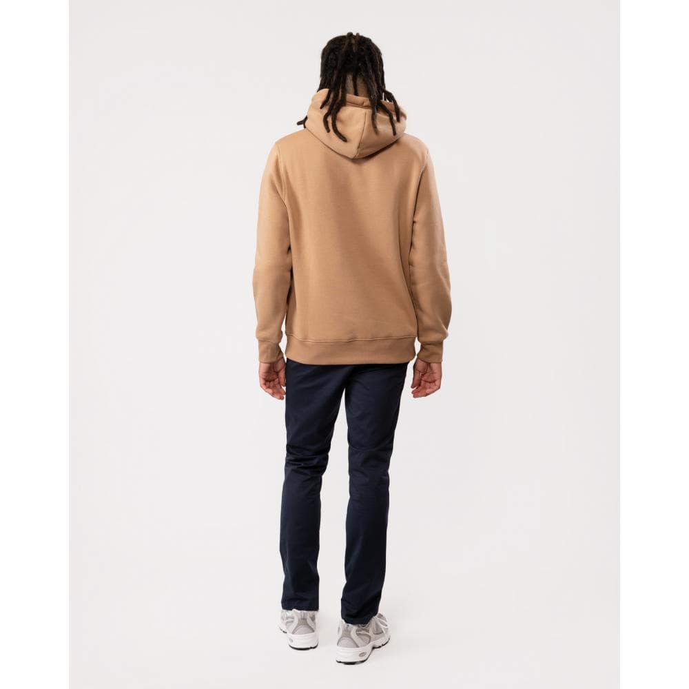 GANT Mens Regular Fit Shield Logo Pullover Hoodie - 213 Warm Khaki