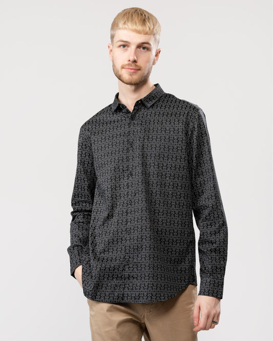 Armani Exchange Mens Outline Logo Shirt