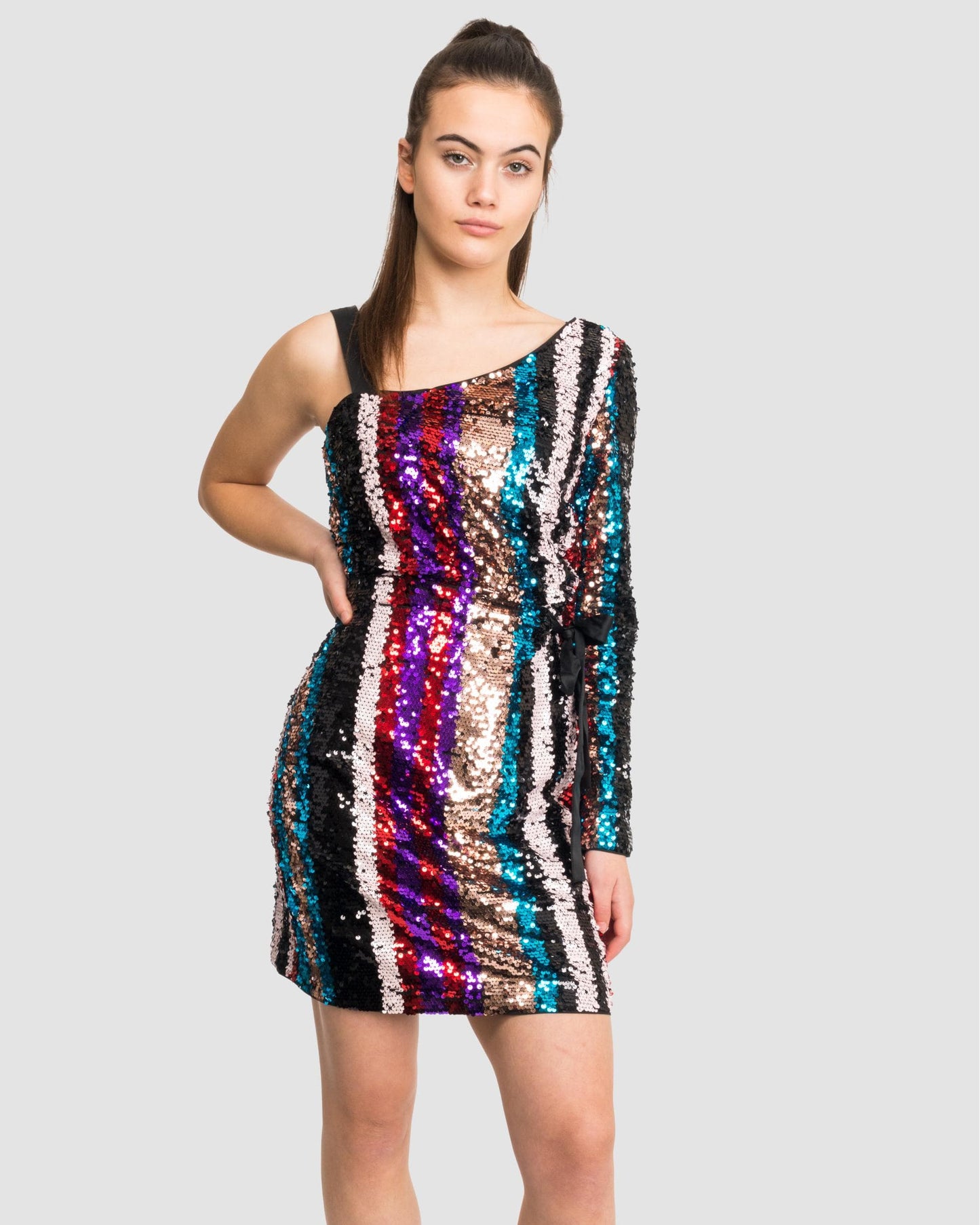 Armani Exchange Womens Sequin Party Dress