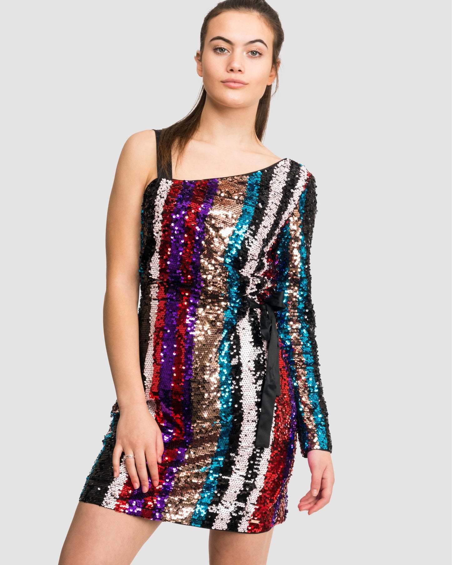 Armani Exchange Womens Sequin Party Dress
