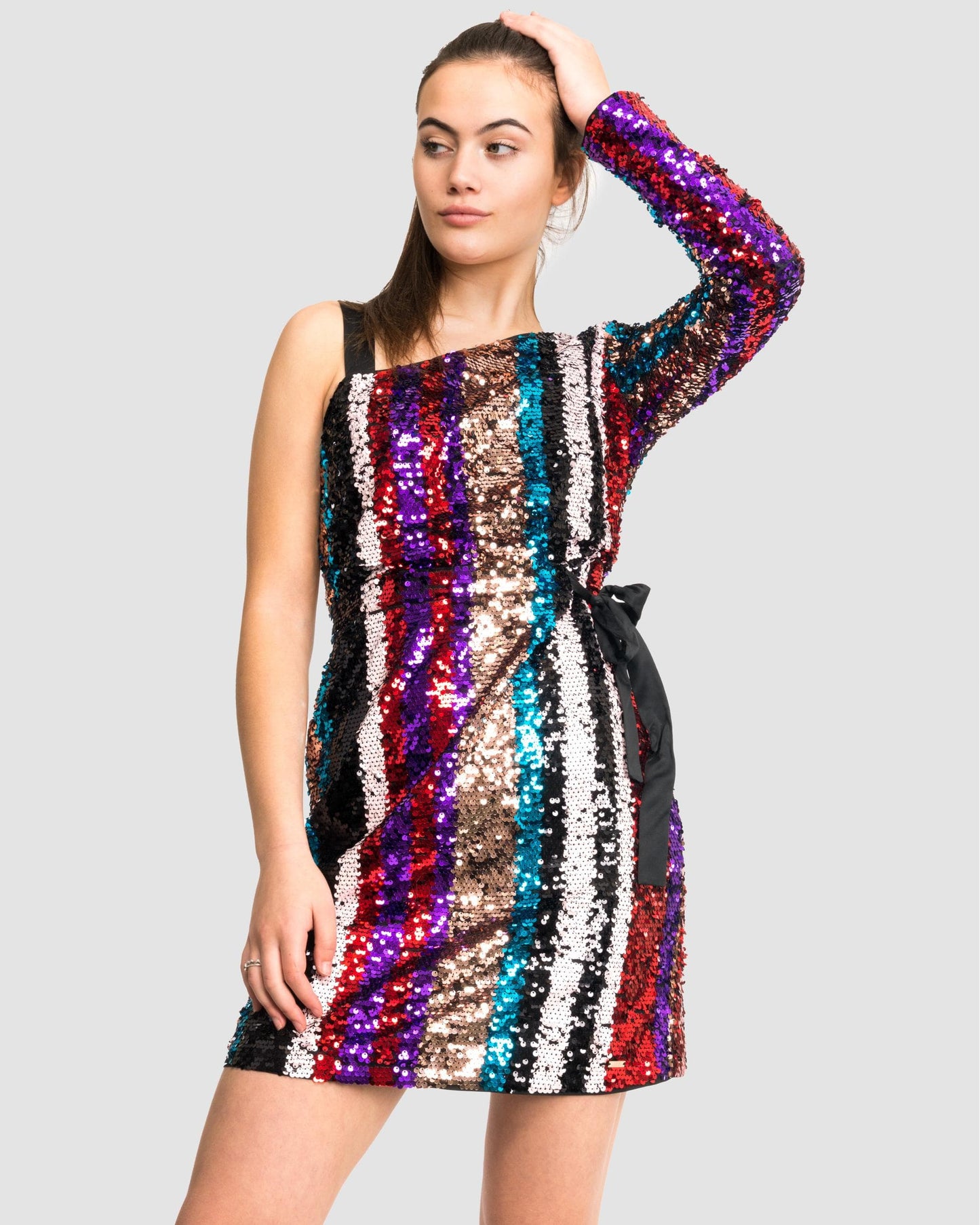 Armani Exchange Womens Sequin Party Dress