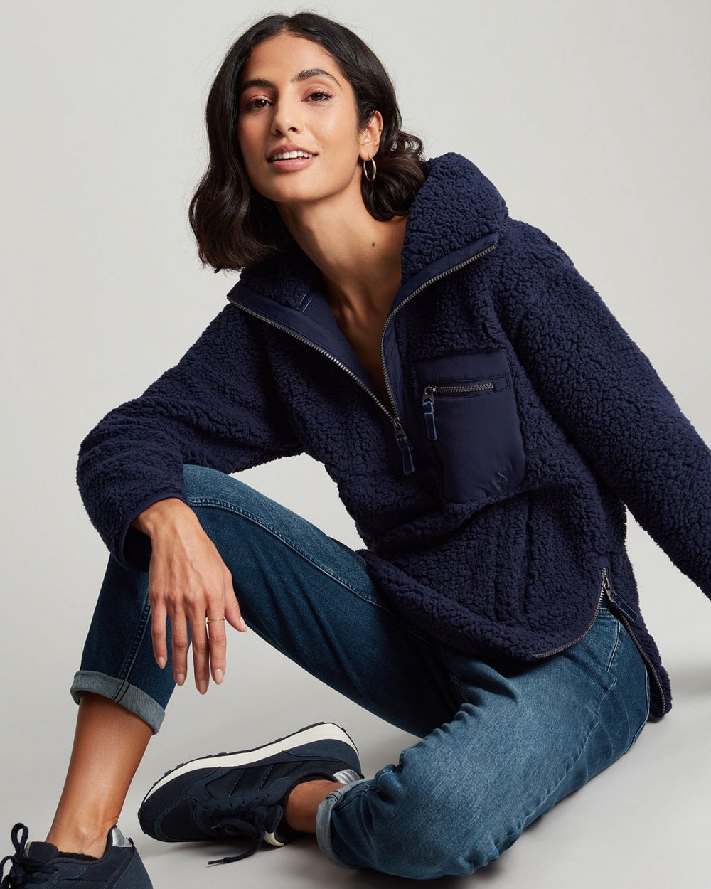 Joules Tilly Womens 1/4 Zip Fleece
