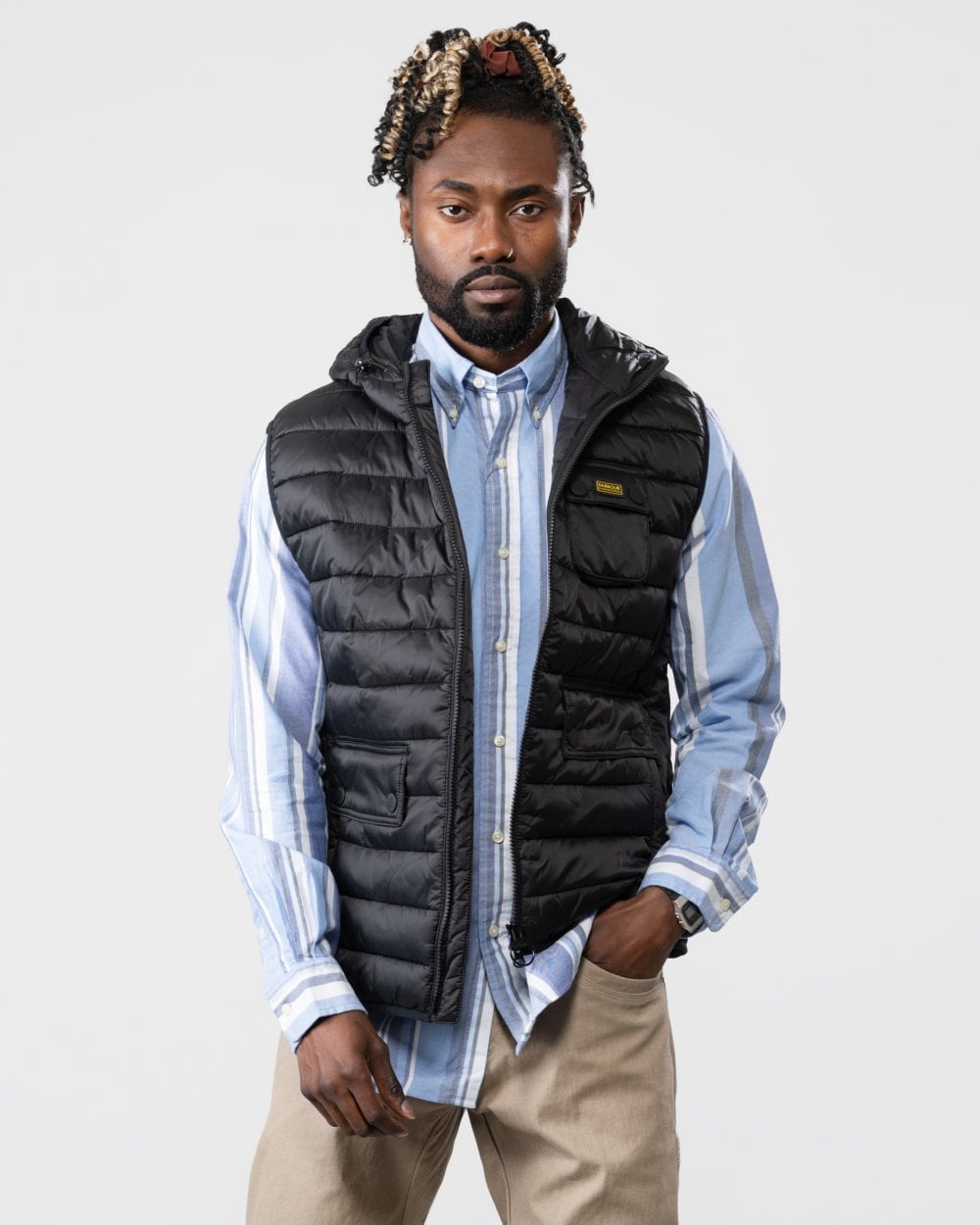Barbour International Barbour International Ouston Hooded Mens Gilet
