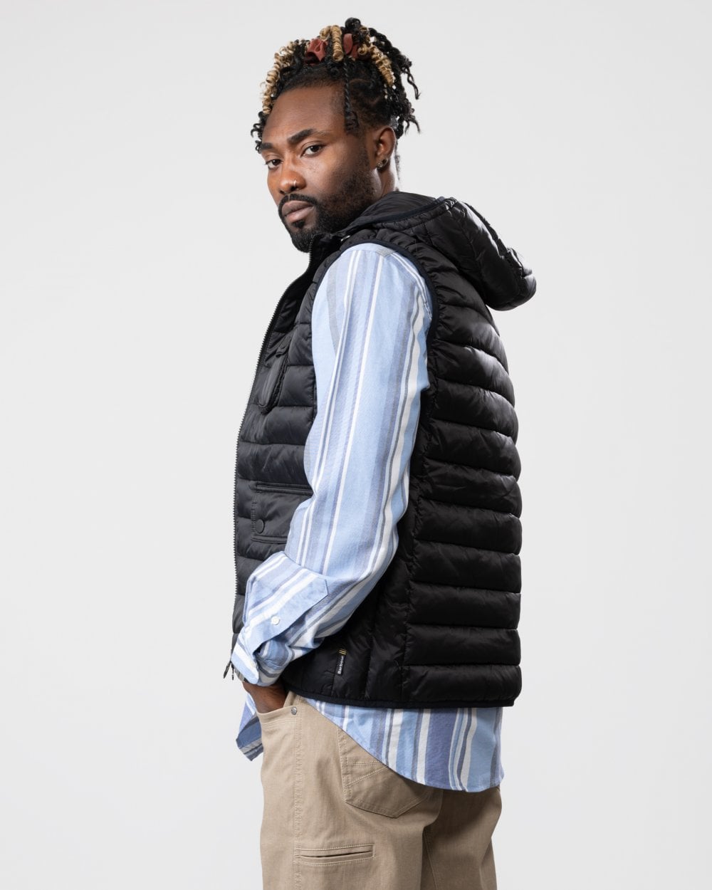 Barbour International Barbour International Ouston Hooded Mens Gilet