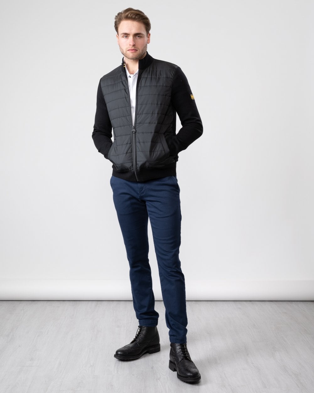 Barbour International Barbour International Legacy Mens Baffle Zip Through