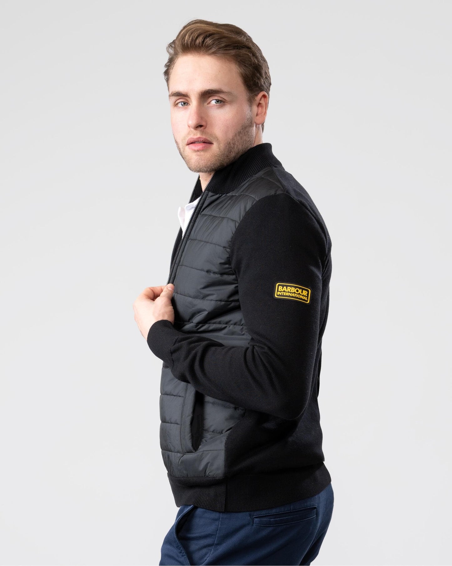 Barbour International Barbour International Legacy Mens Baffle Zip Through