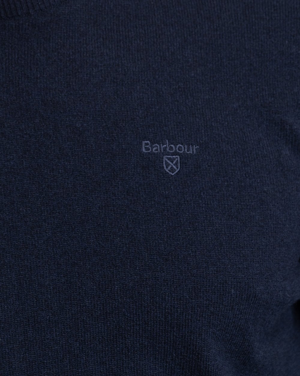 Barbour Essential Crew Neck Mens Jumper - Navy