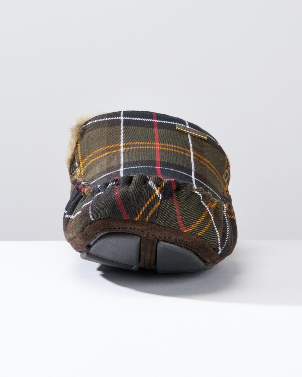 Barbour Monty Moccasin Mens Slippers - Classic Tartan