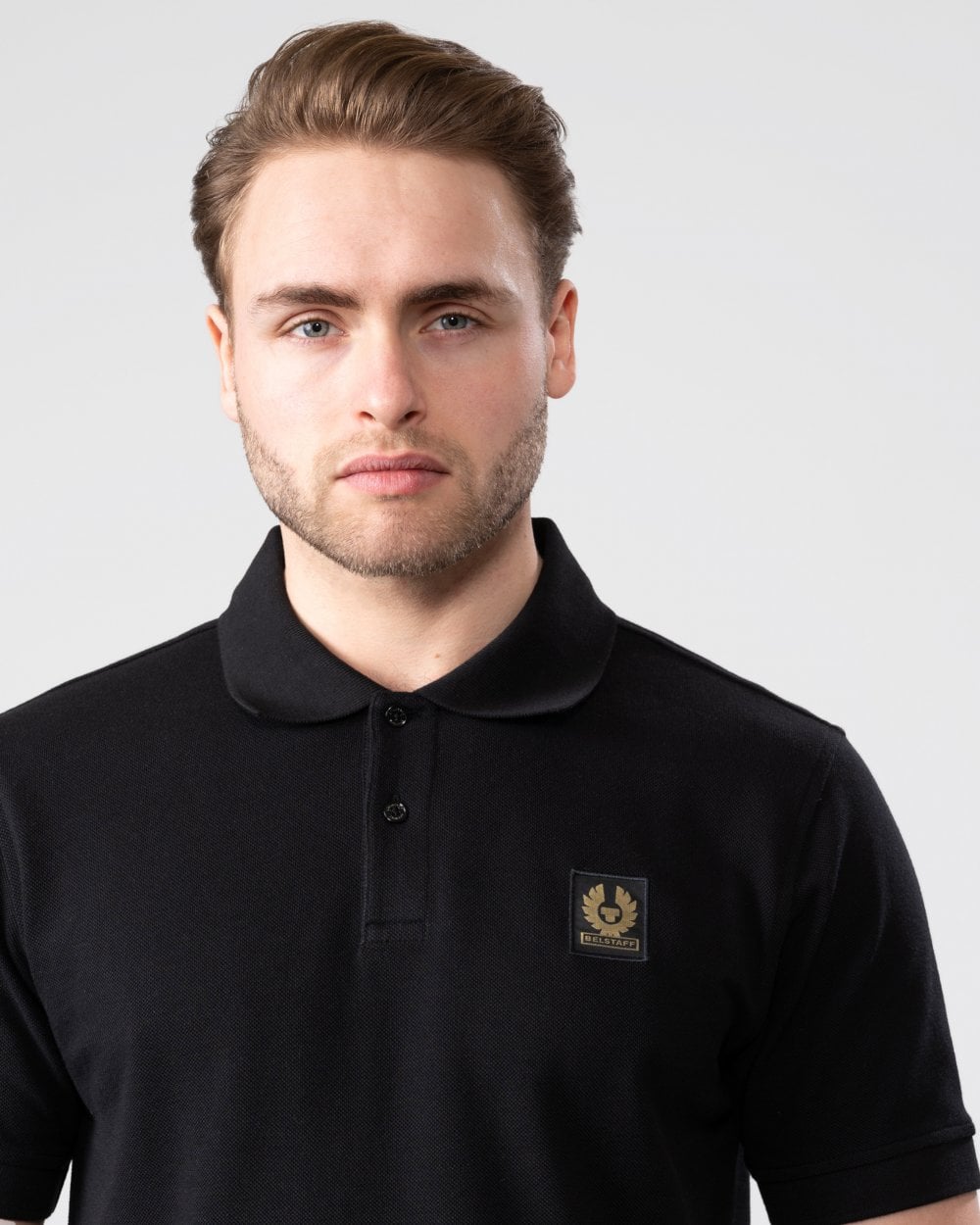 Belstaff Short Sleeved Mens Polo - Black