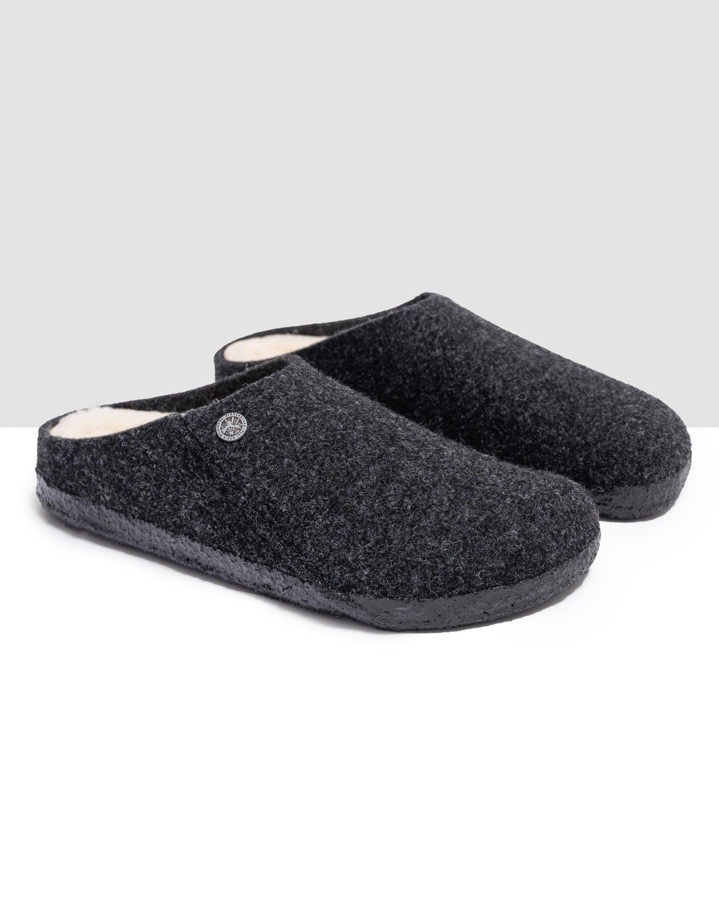 Birkenstock Zermatt Shearling FE Womens Clogs - Anthracite