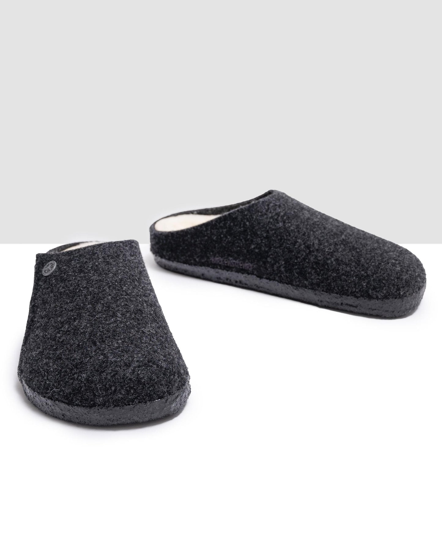 Birkenstock Zermatt Shearling FE Womens Clogs - Anthracite