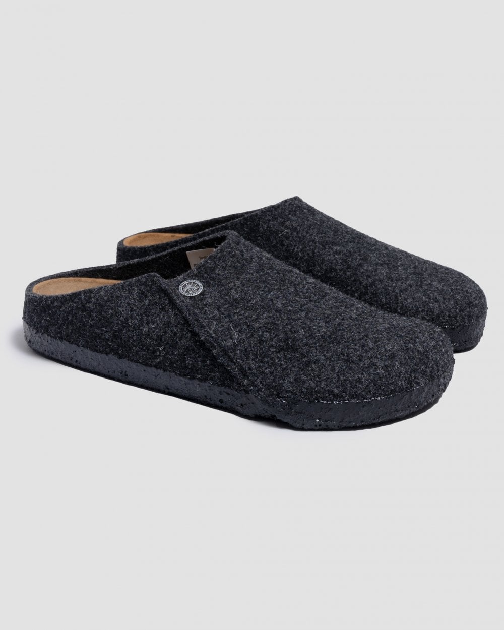 Birkenstock Zermatt Standard Wool Felt Unisex Clogs - Anthracite