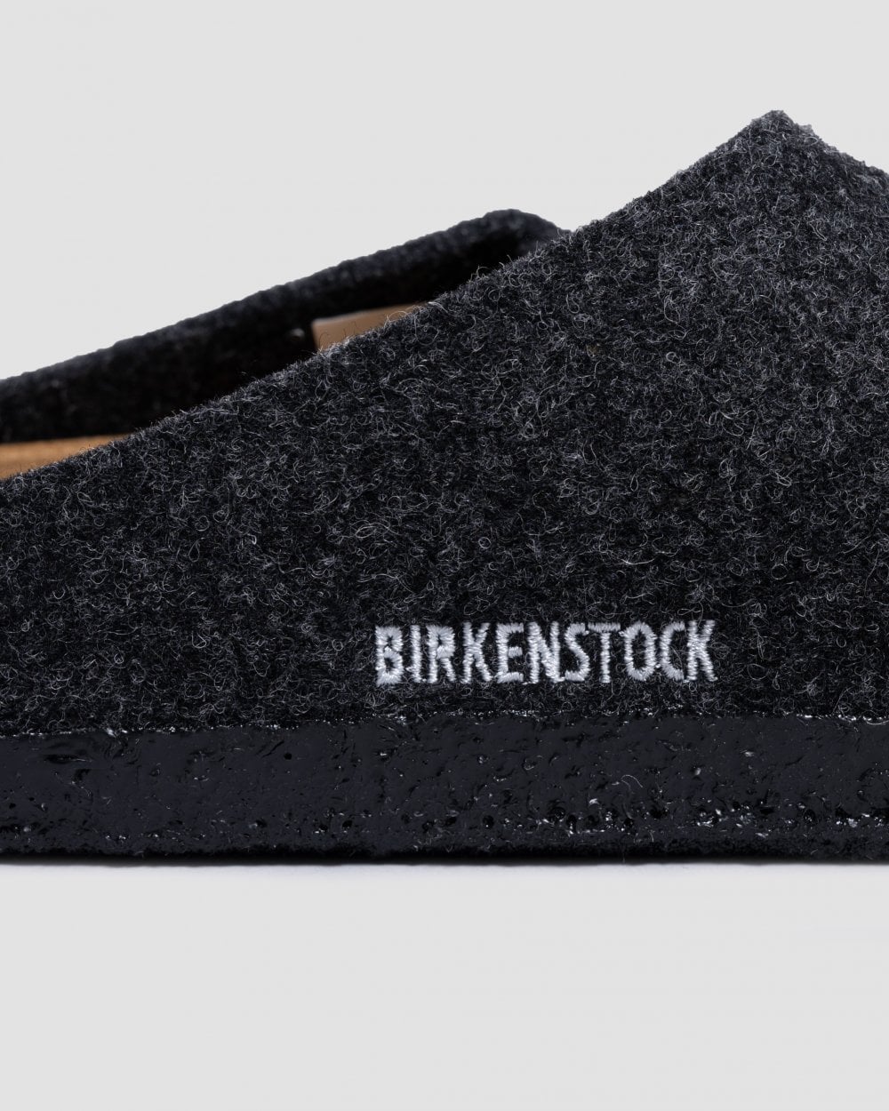 Birkenstock Zermatt Standard Wool Felt Unisex Clogs - Anthracite