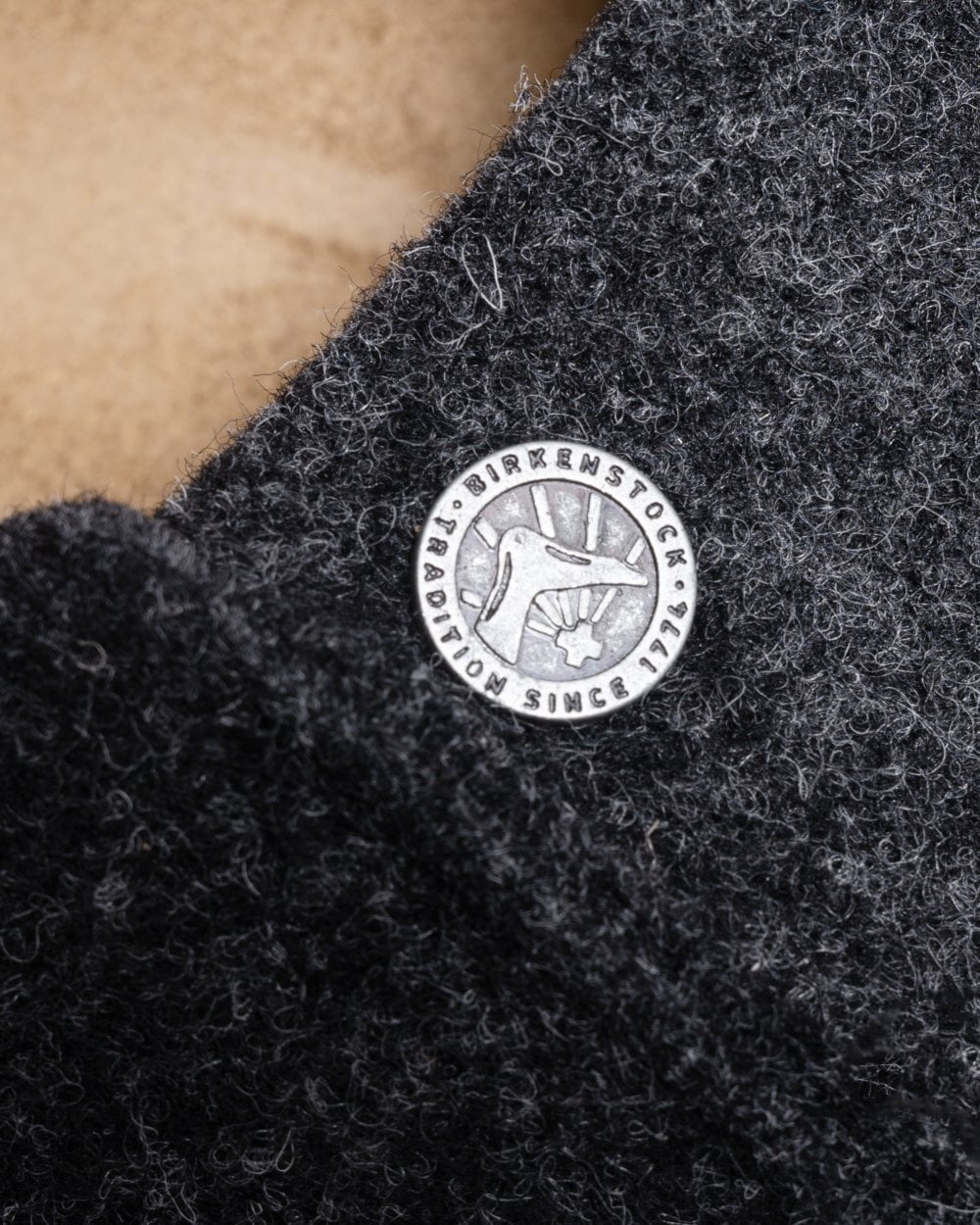 Birkenstock Zermatt Standard Wool Felt Unisex Clogs - Anthracite