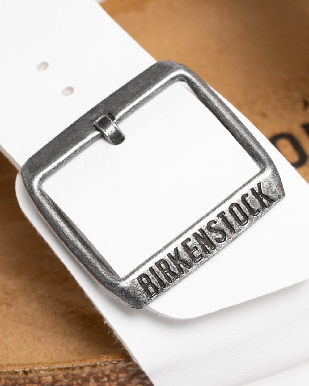 Birkenstock Arizona Narrow Birko-Flor Womens Sandals - White