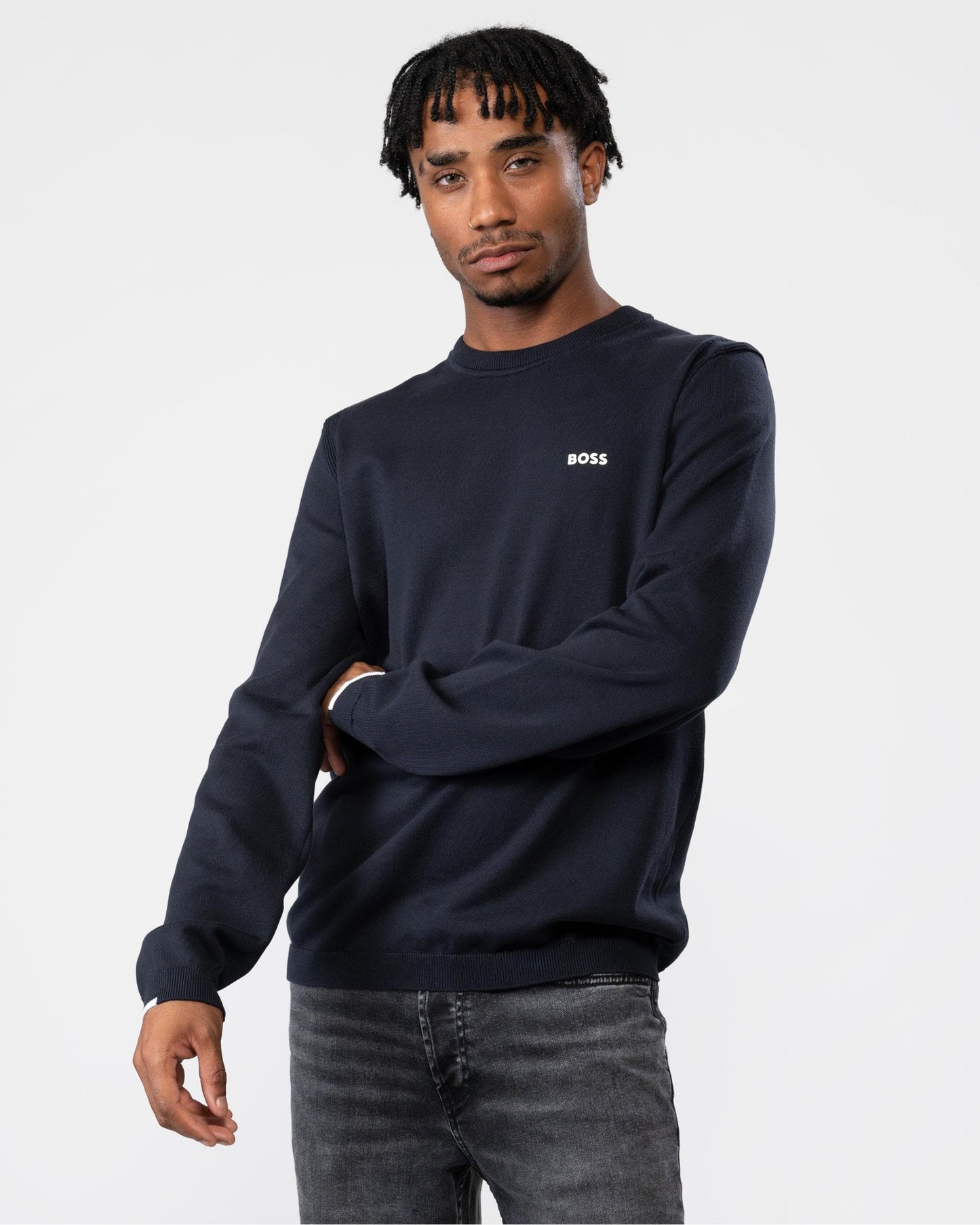 BOSS Green Ever-X Crew Neck Mens Jumper