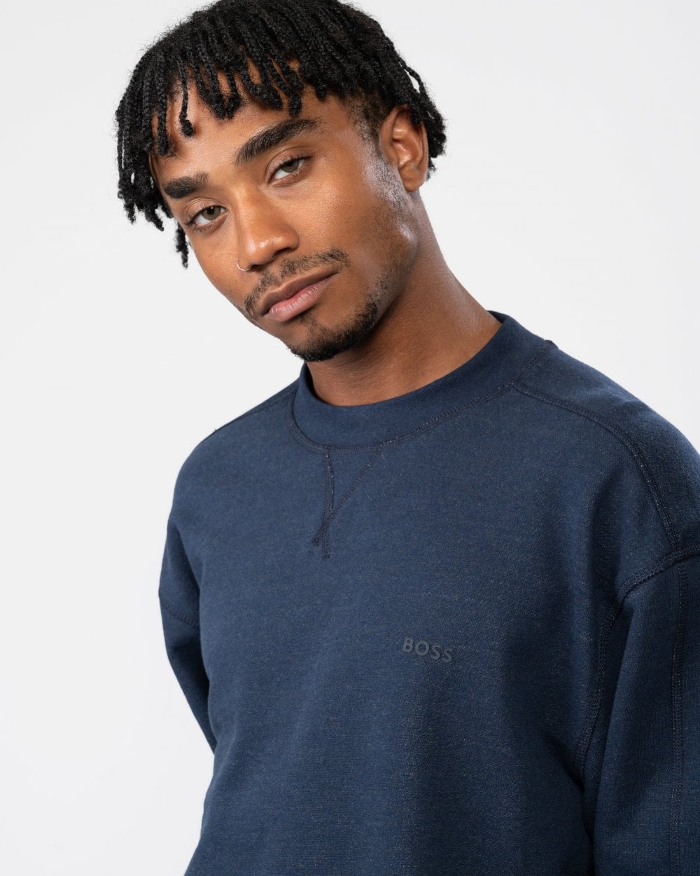 BOSS Orange Weglitchstitch Mens Sweatshirt