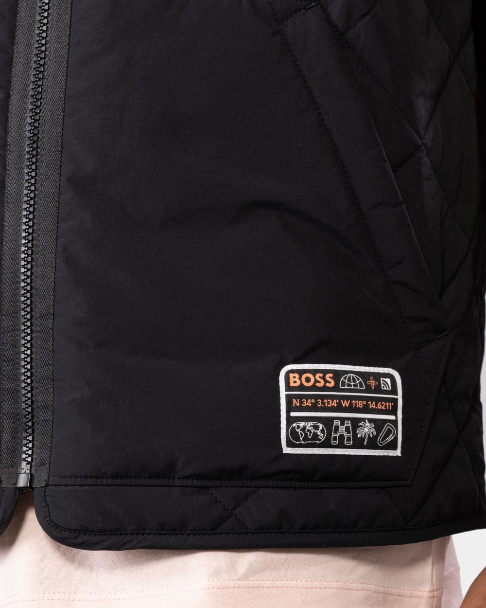 BOSS Orange Okella Mens Quilted Gilet