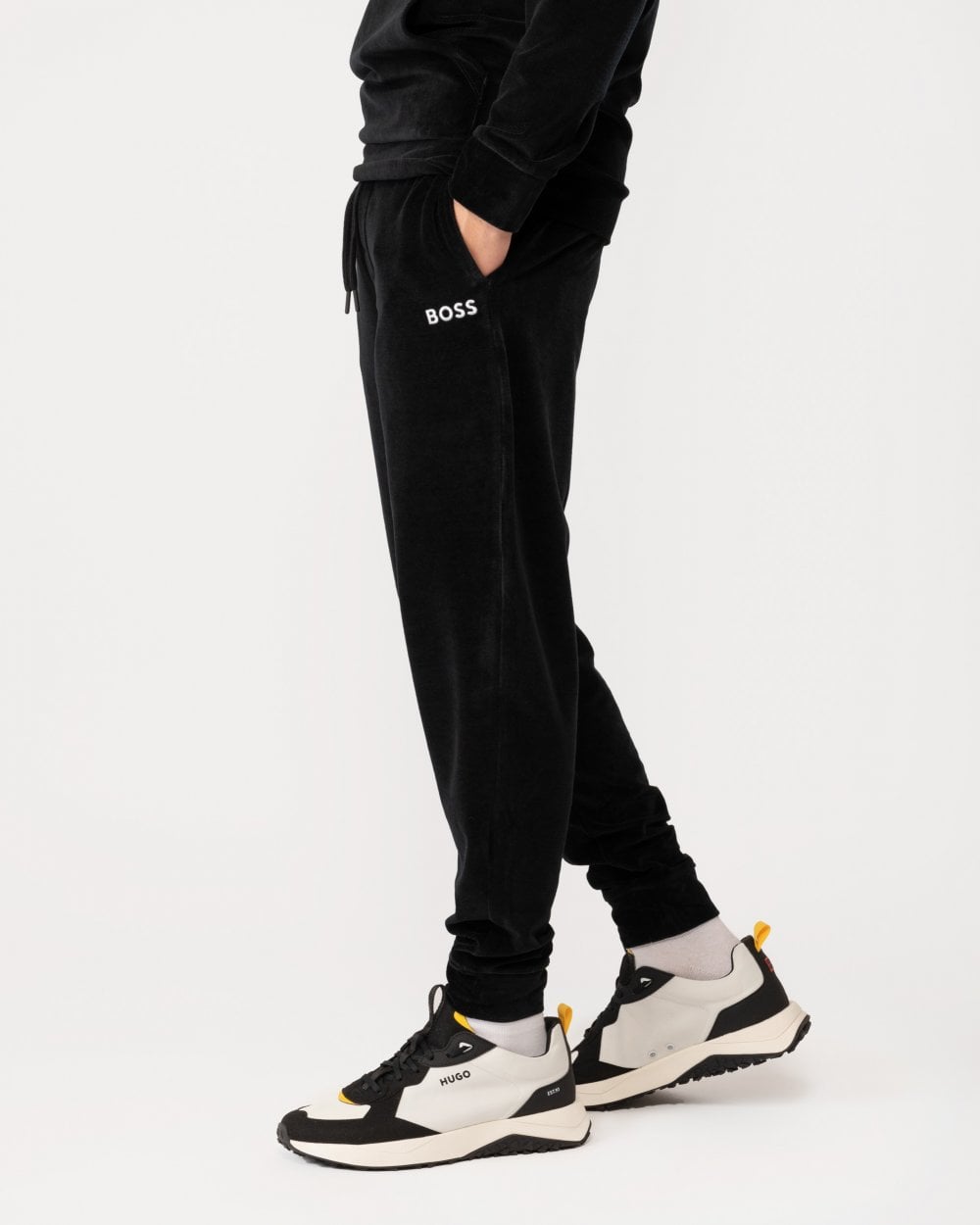 BOSS Orange Heritage Contrast Logo Mens Loungewear Pants
