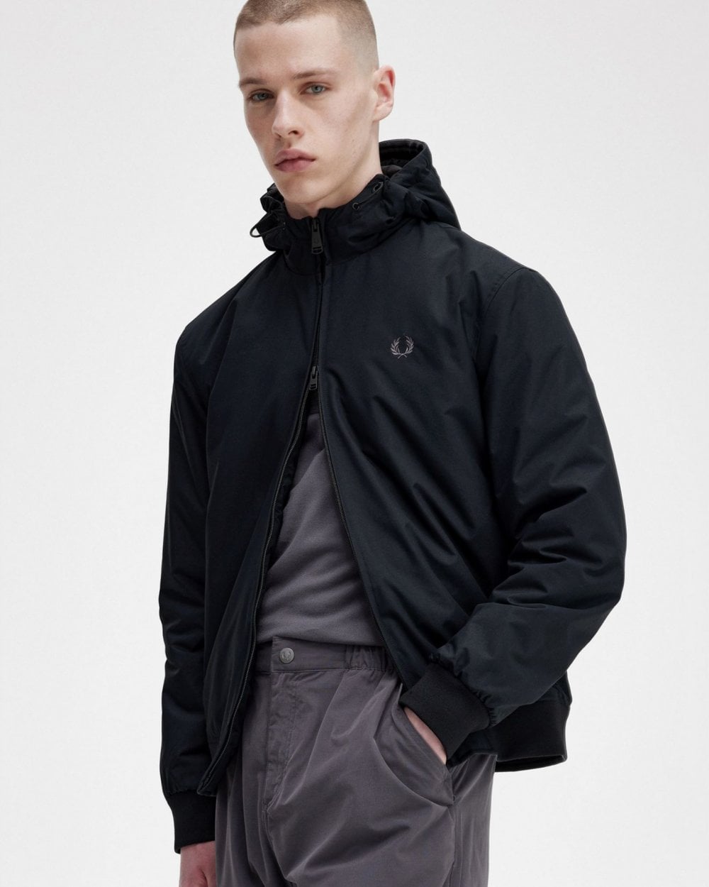 Fred Perry Fred Perry Mens Padded Hooded Brentham Jacket