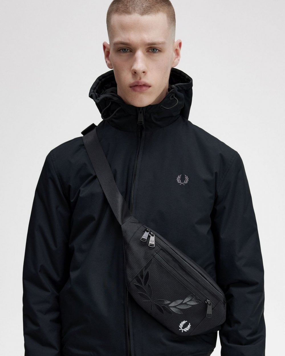 Fred Perry Fred Perry Mens Padded Hooded Brentham Jacket