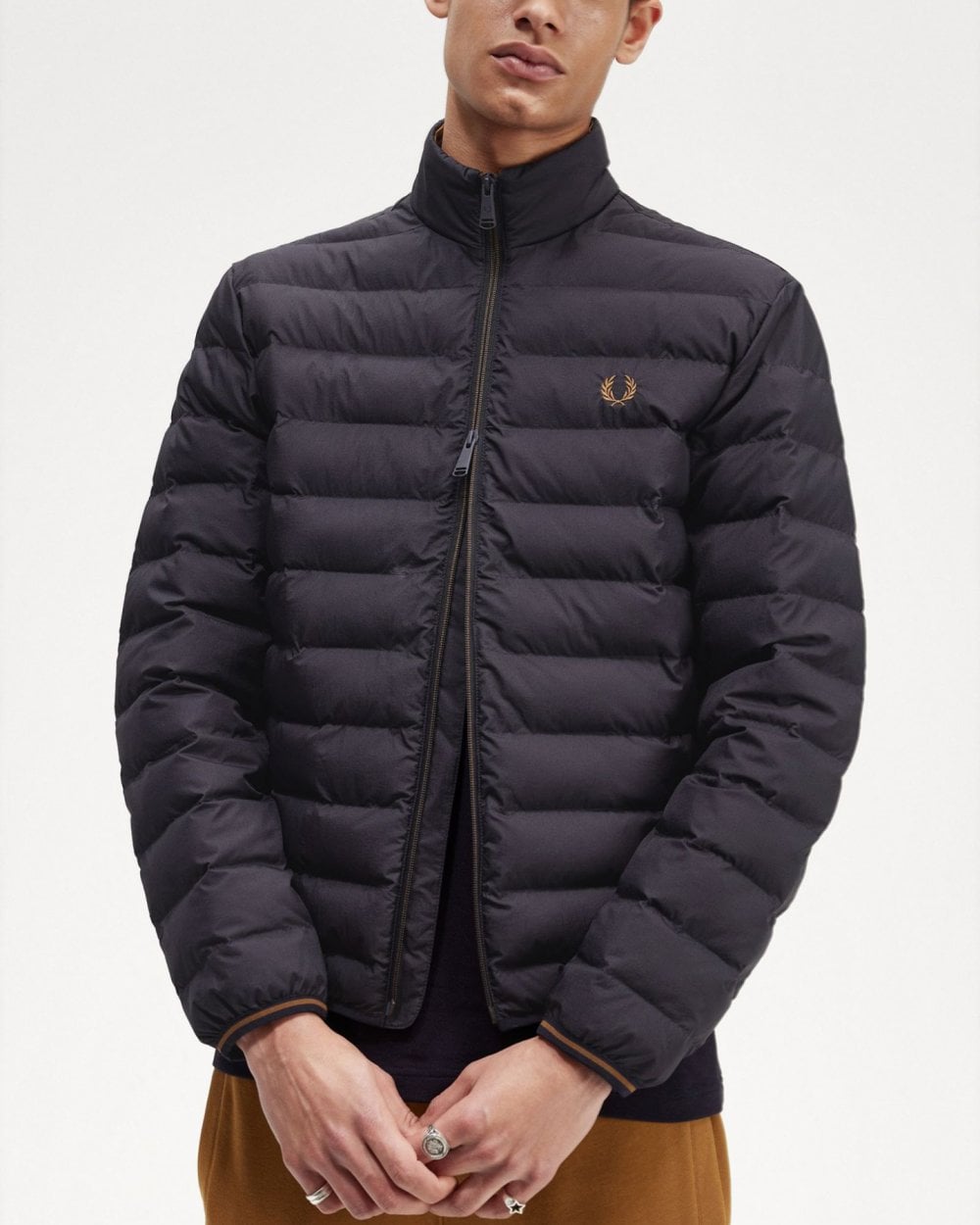 Fred Perry Mens Insulated Jacket - Navy 248