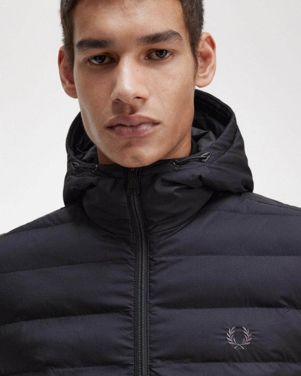 Fred Perry Fred Perry Mens Hooded Insulated Jacket