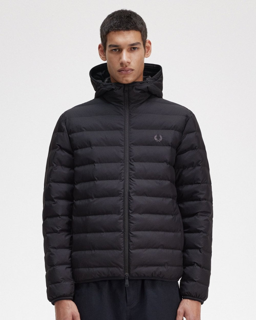 Fred Perry Fred Perry Mens Hooded Insulated Jacket
