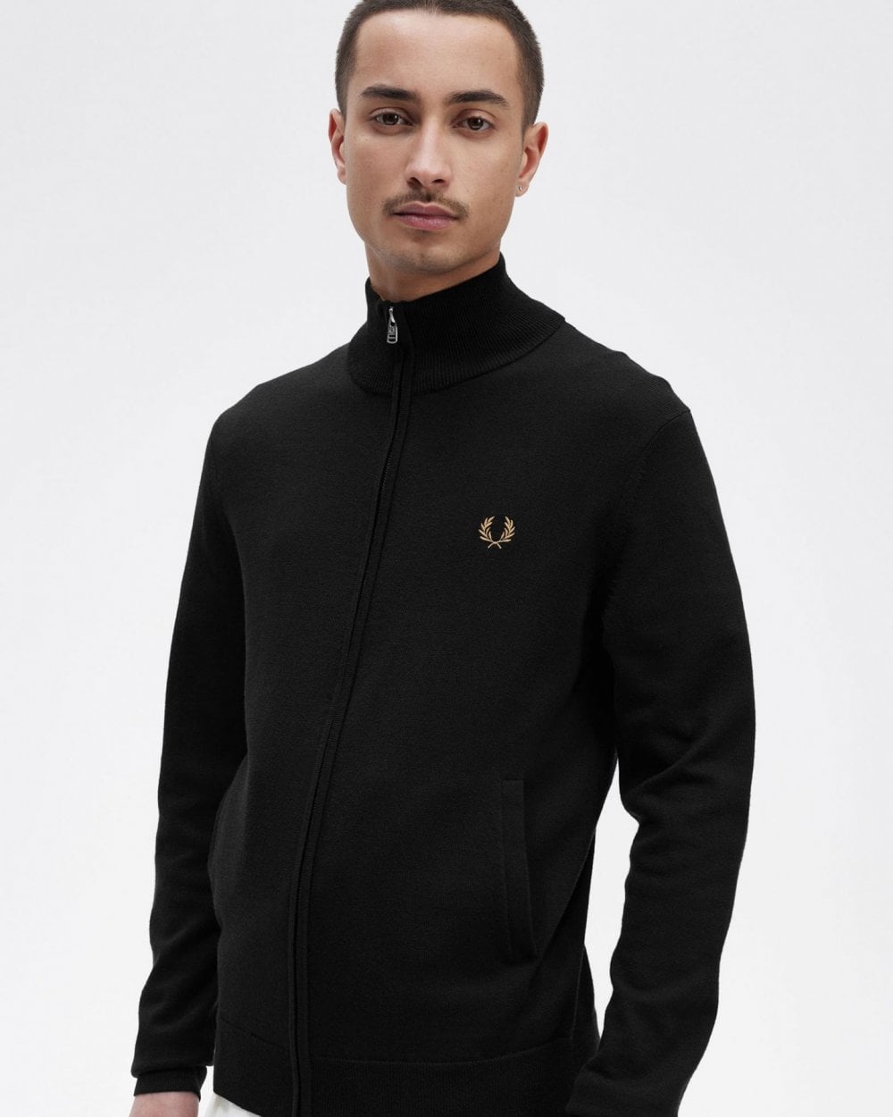 Fred Perry Fred Perry Mens Classic Zip Through Cardigan