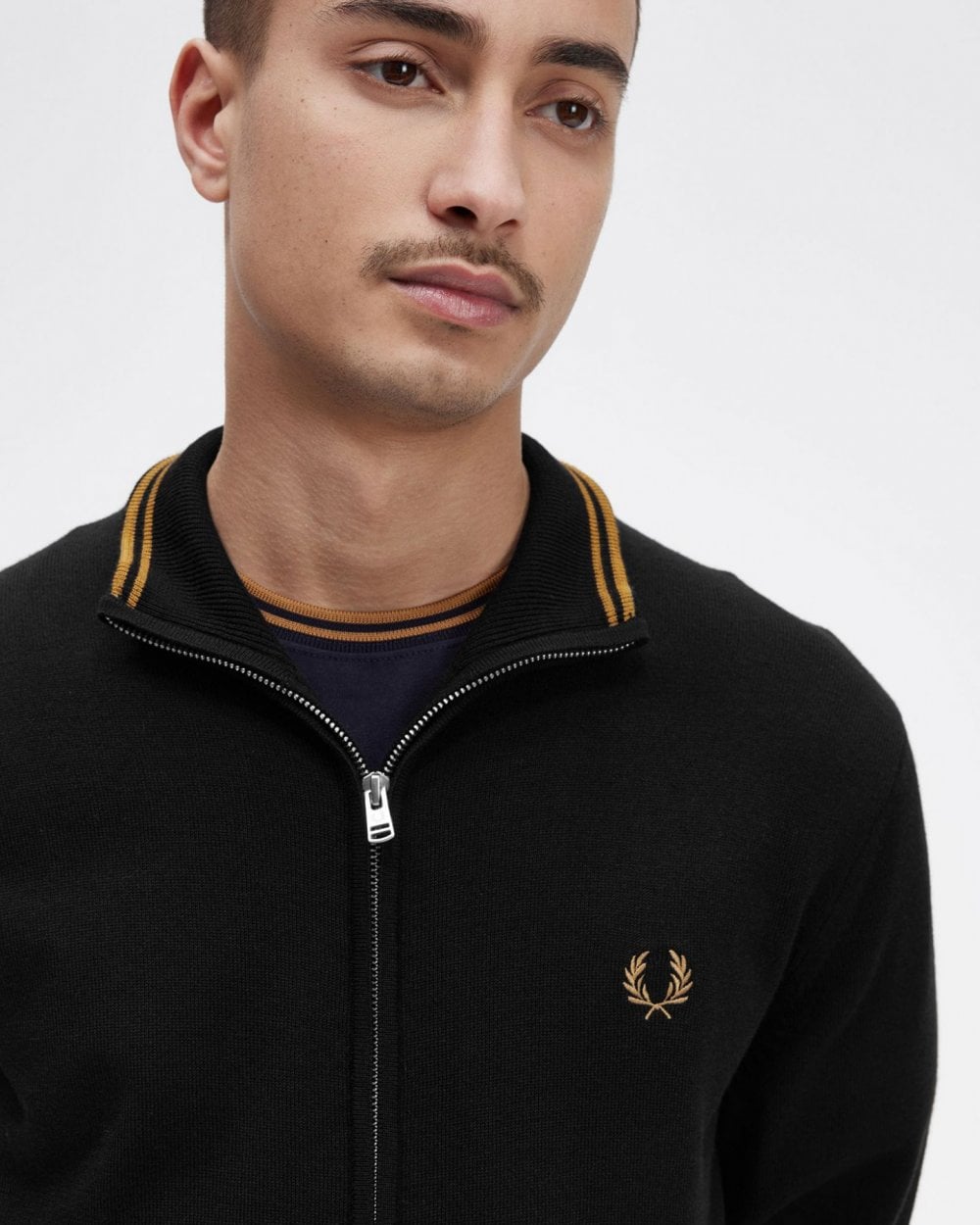 Fred Perry Fred Perry Mens Classic Zip Through Cardigan