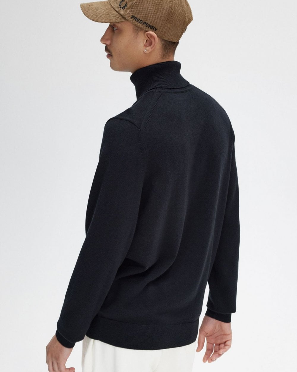 Fred Perry Fred Perry Mens Roll Neck Jumper