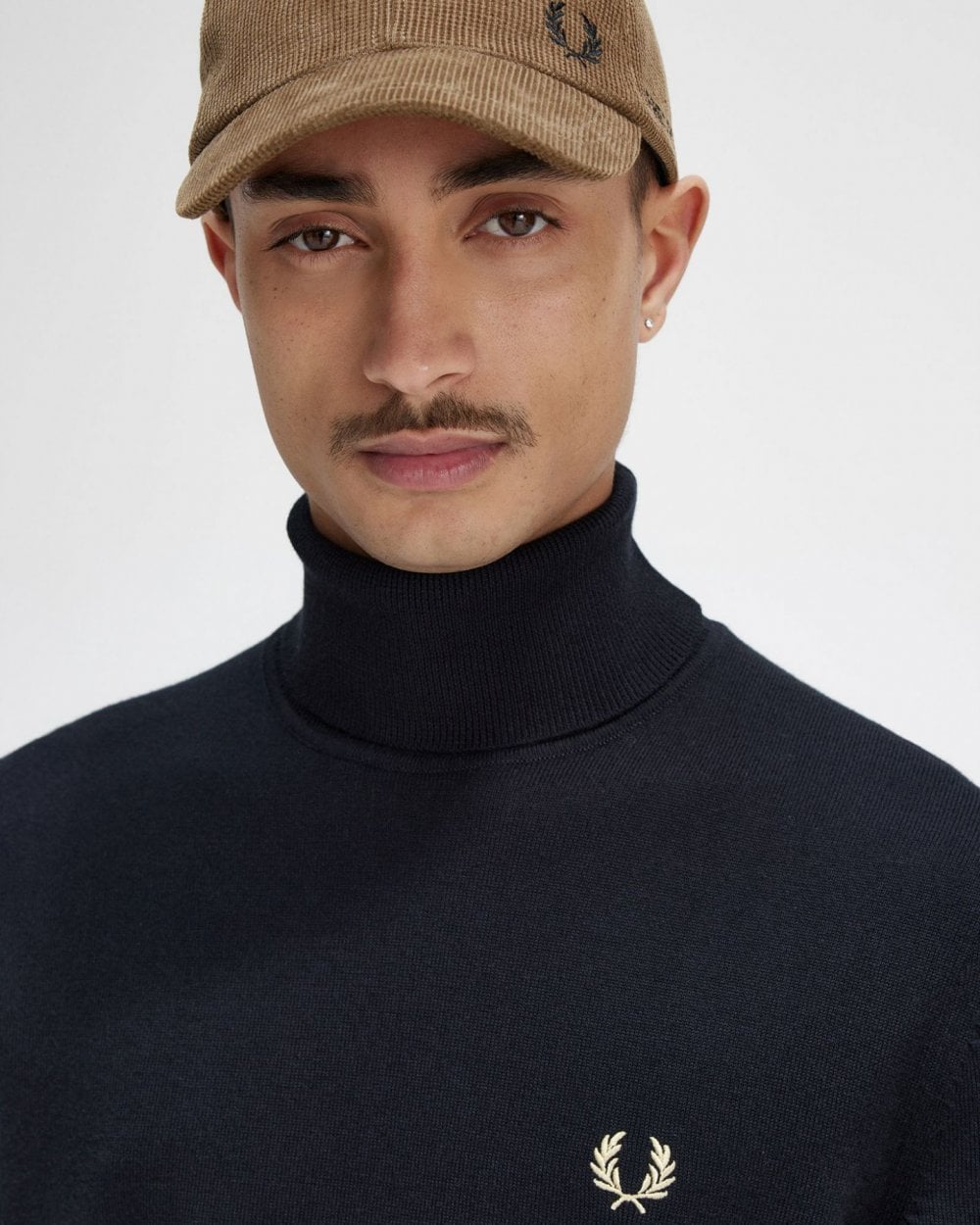 Fred Perry Fred Perry Mens Roll Neck Jumper