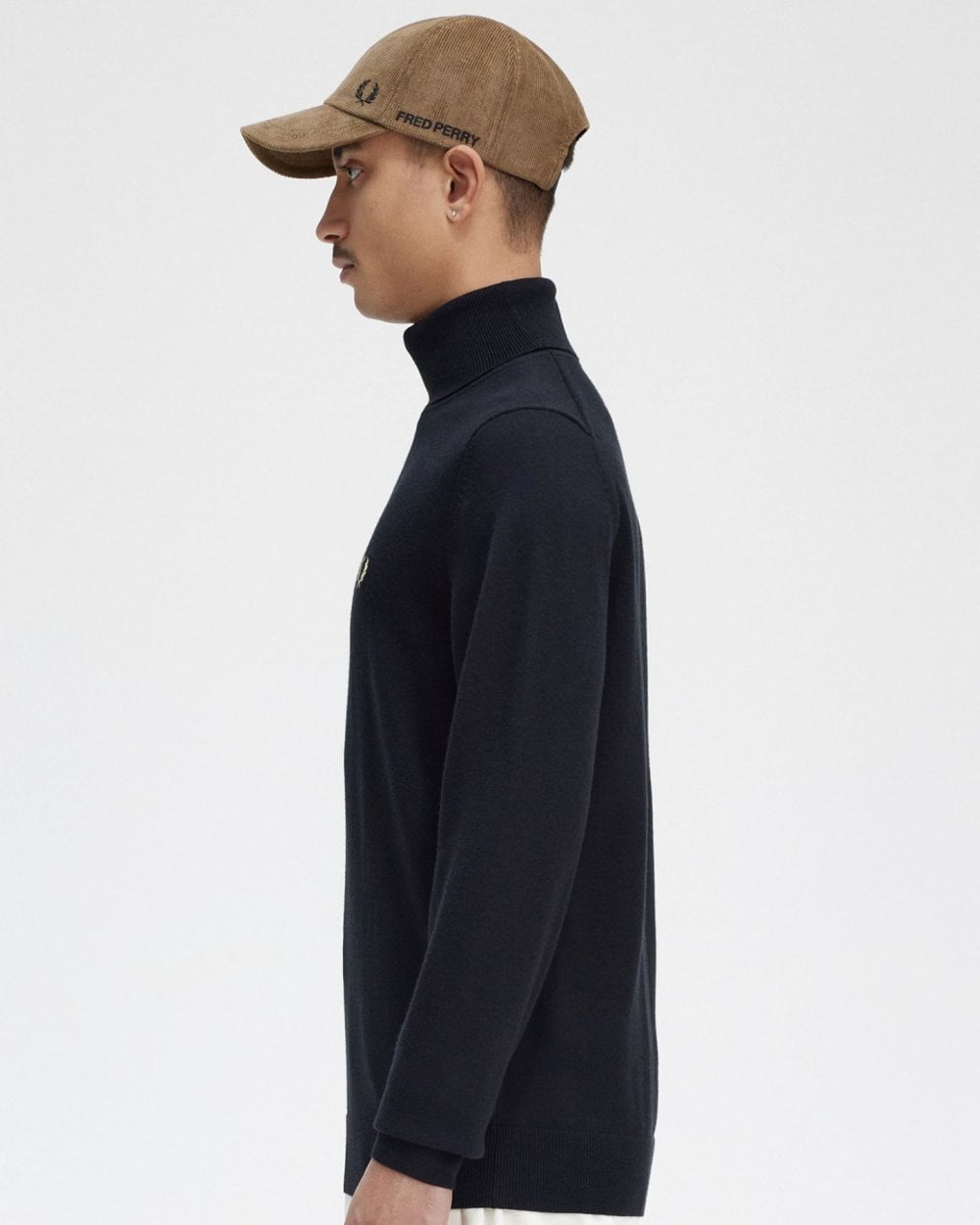 Fred Perry Fred Perry Mens Roll Neck Jumper