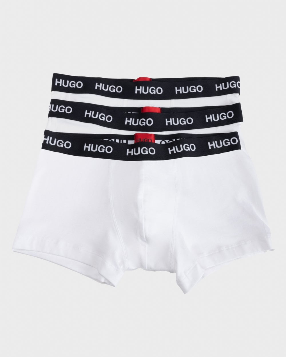 HUGO Three Pack Stretch-Jersey Mens Trunks