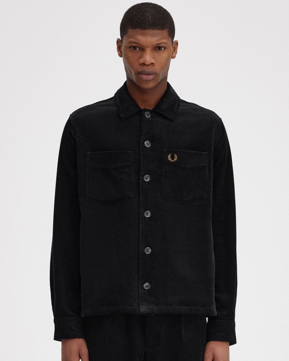 Fred Perry Mens Corduroy Overshirt