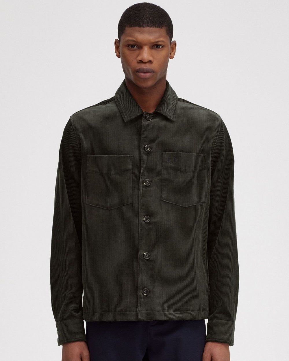 Fred Perry Mens Corduroy Overshirt