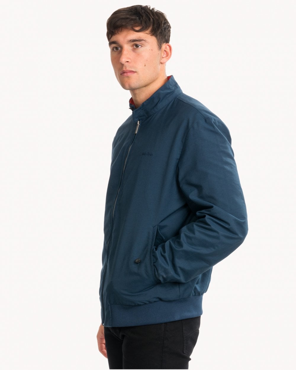 Calvin Klein Honest Check Mens Harrington Jacket