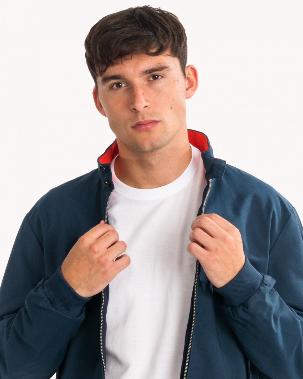 Calvin Klein Honest Check Mens Harrington Jacket