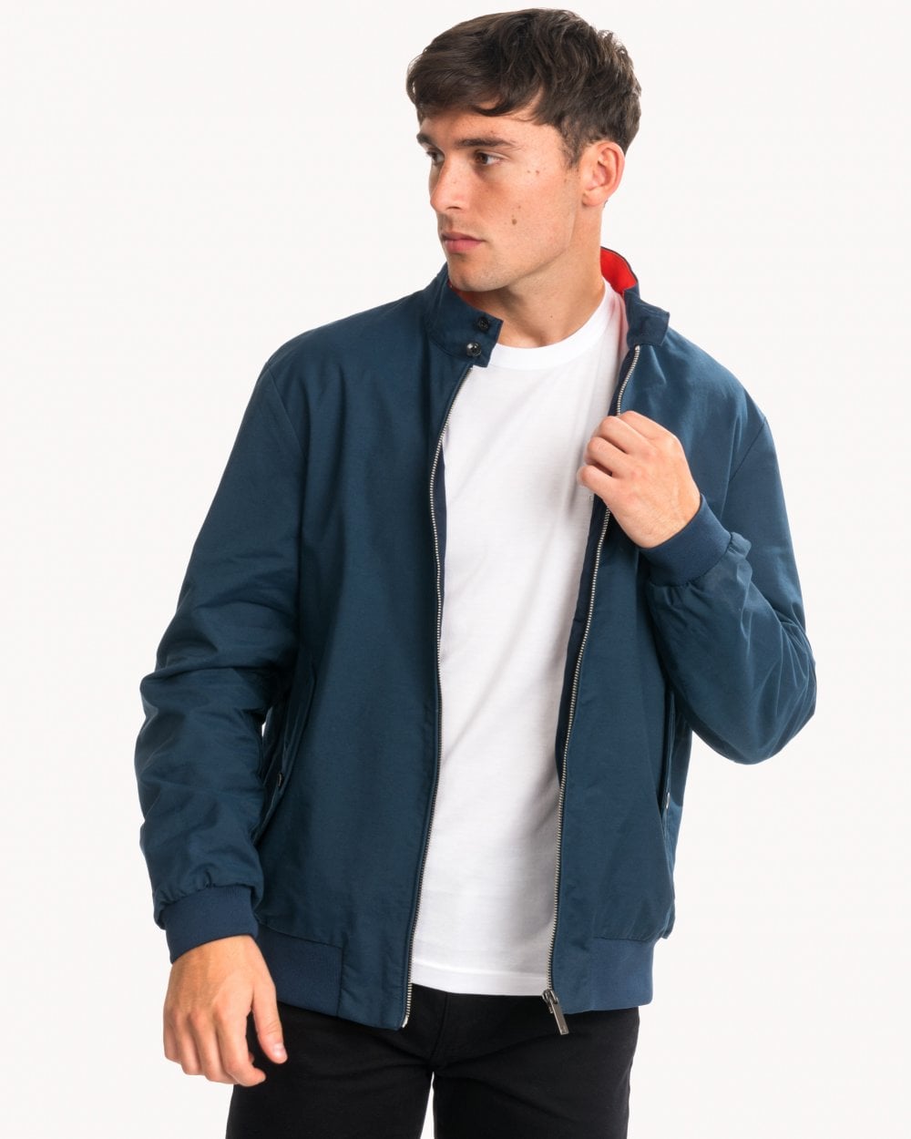 Calvin Klein Honest Check Mens Harrington Jacket