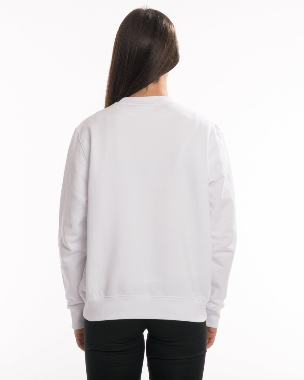 Calvin Klein Vintage Logo Large Long Sleeve Womens Sweatshirt