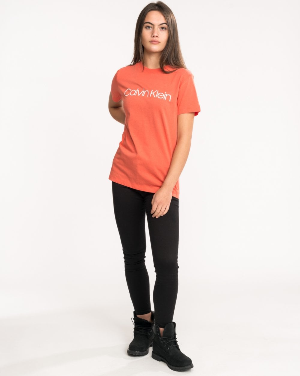 Calvin Klein Core Logo Womens Crew Neck - Chemise