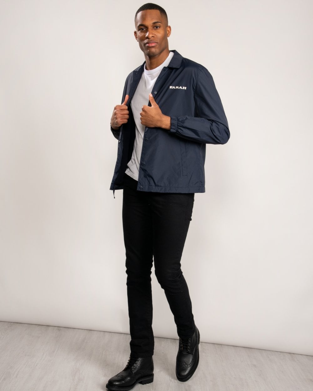 Farah Sonny Mens Retro Coach Jacket