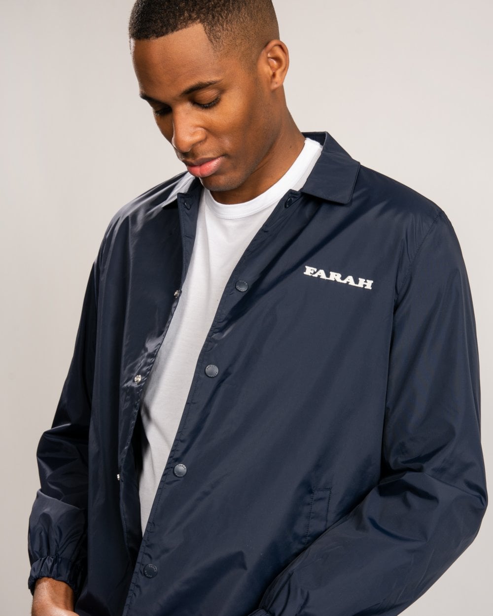 Farah Sonny Mens Retro Coach Jacket