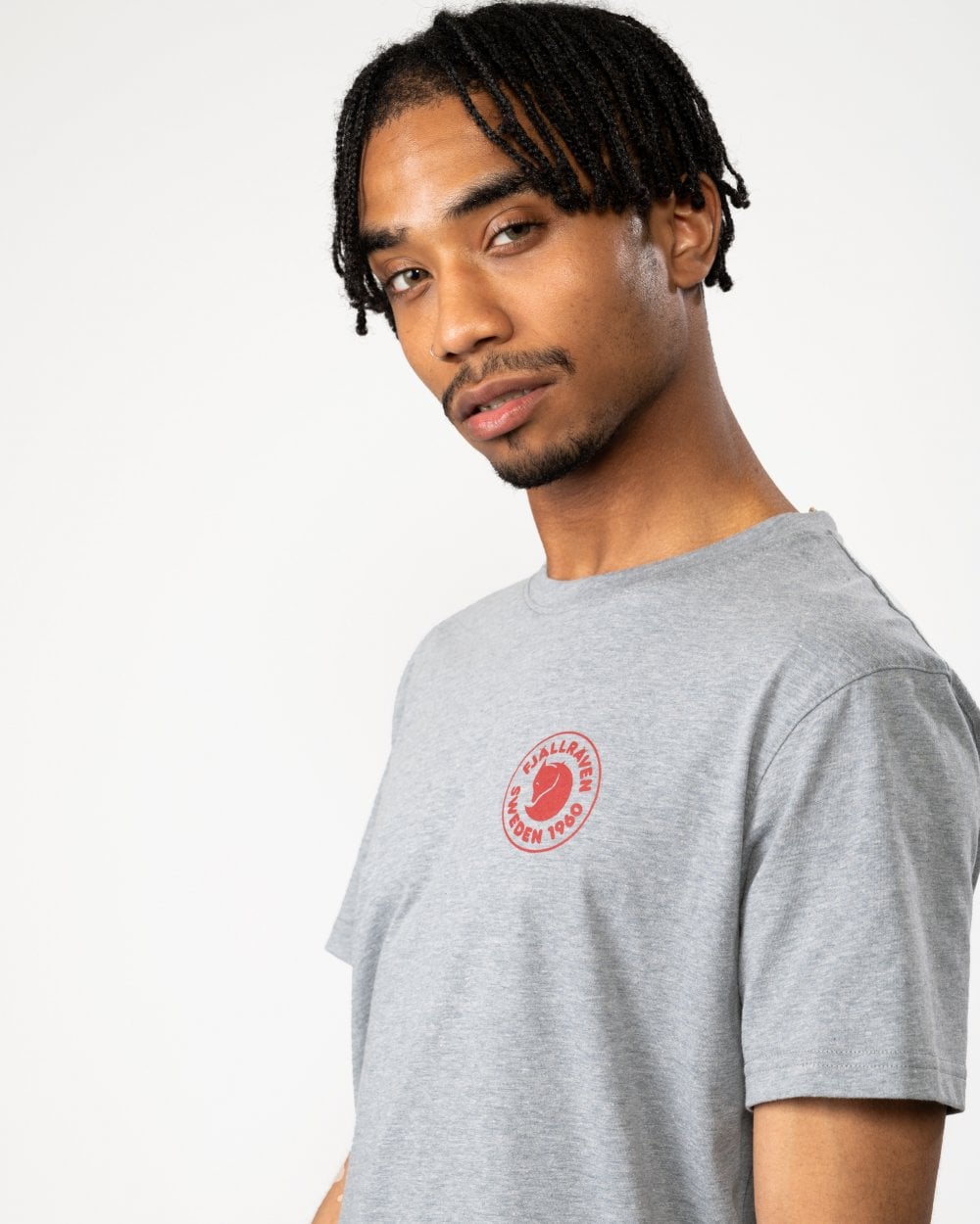 Fjallraven 1960 Logo Mens T-Shirt - Grey Melange 051
