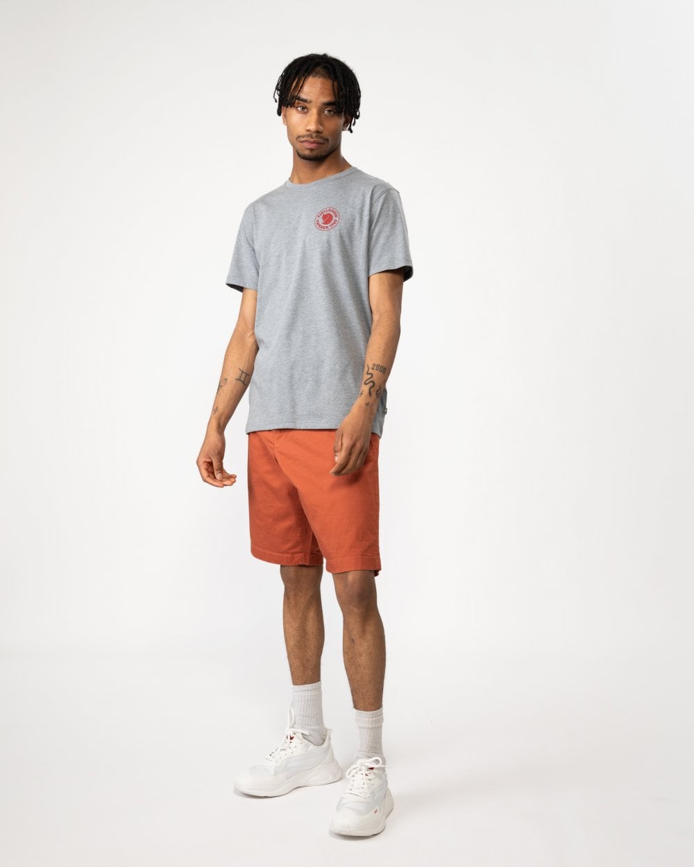 Fjallraven 1960 Logo Mens T-Shirt - Grey Melange 051