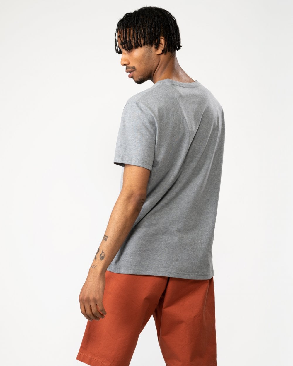 Fjallraven 1960 Logo Mens T-Shirt - Grey Melange 051
