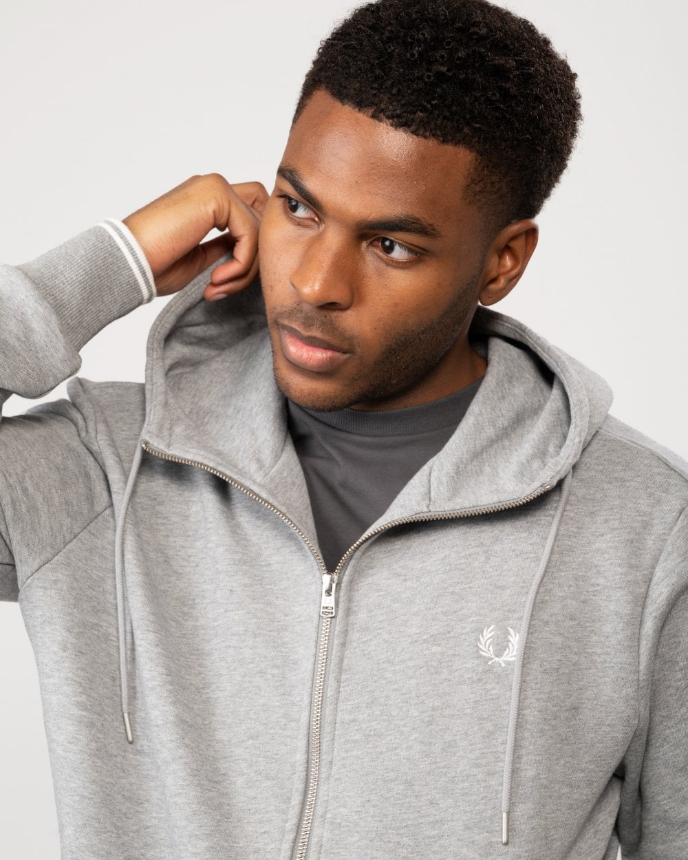 Fred Perry Fred Perry Mens Zip Through Hoodie