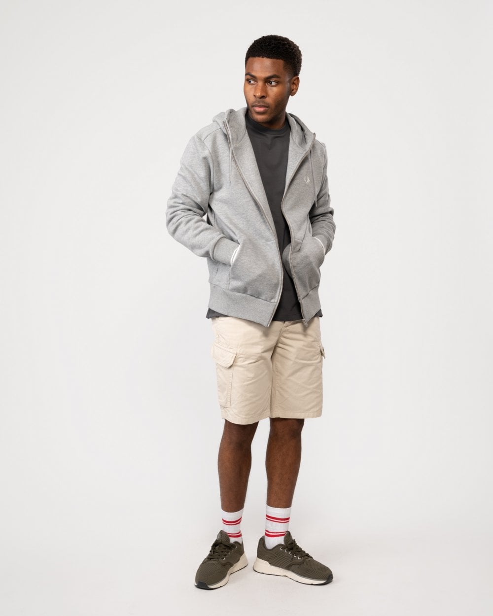 Fred Perry Fred Perry Mens Zip Through Hoodie