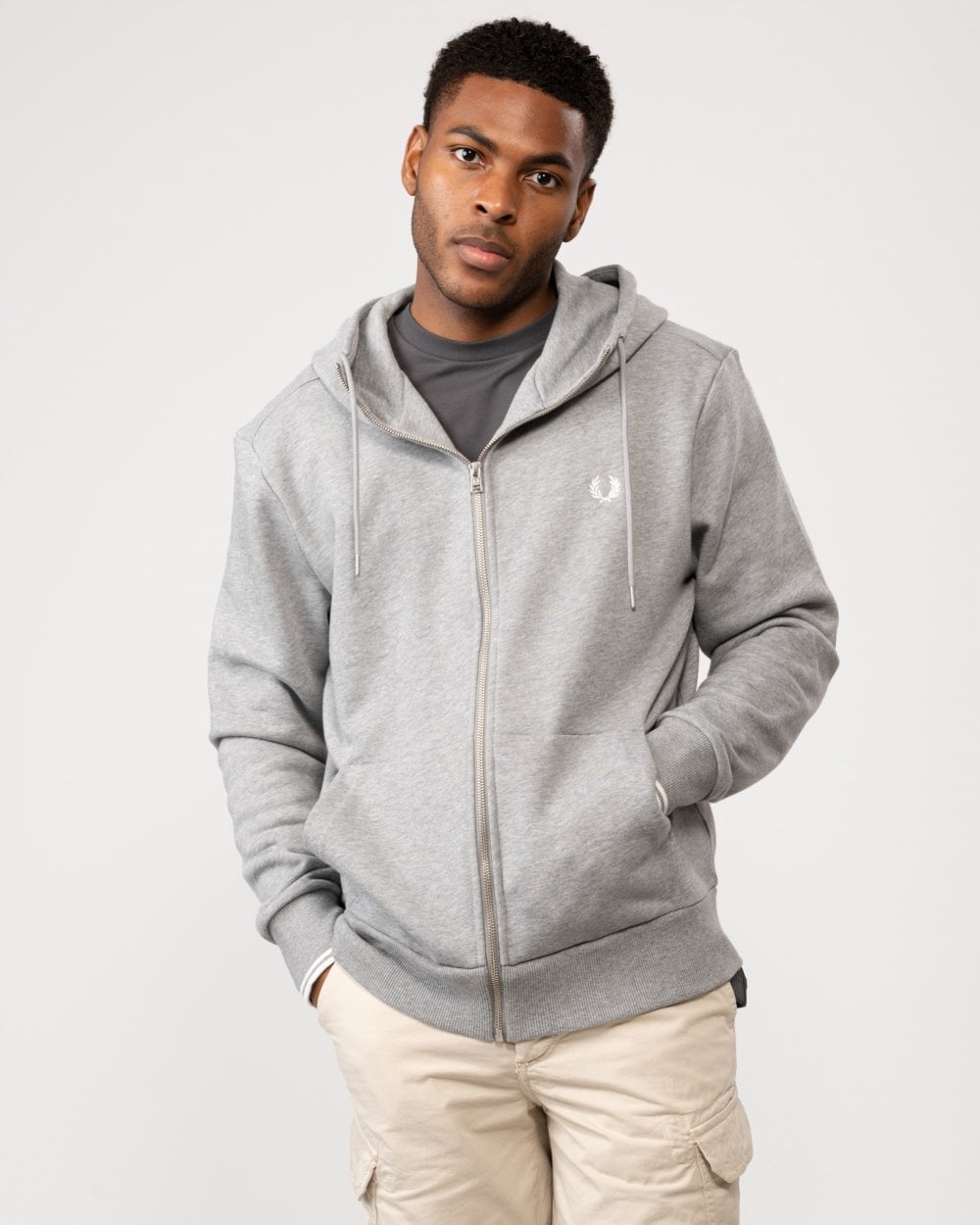 Fred Perry Fred Perry Mens Zip Through Hoodie