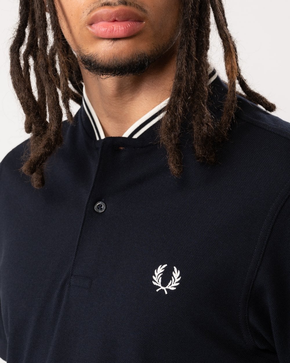 Fred Perry Fred Perry Mens Bomber Collar Polo Shirt NOS